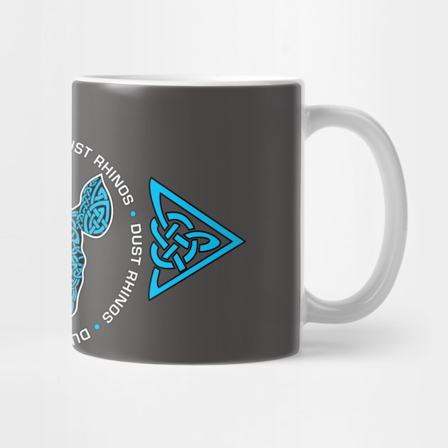 DR Celtic Knotwork Blue by Dust Rhinos Swag Store